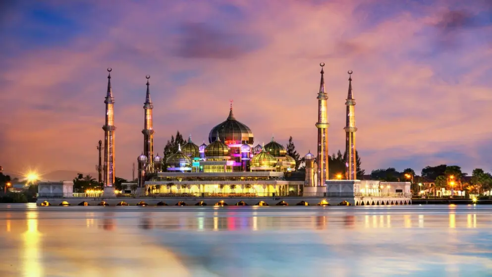 Masjid Kristal at Dusk
